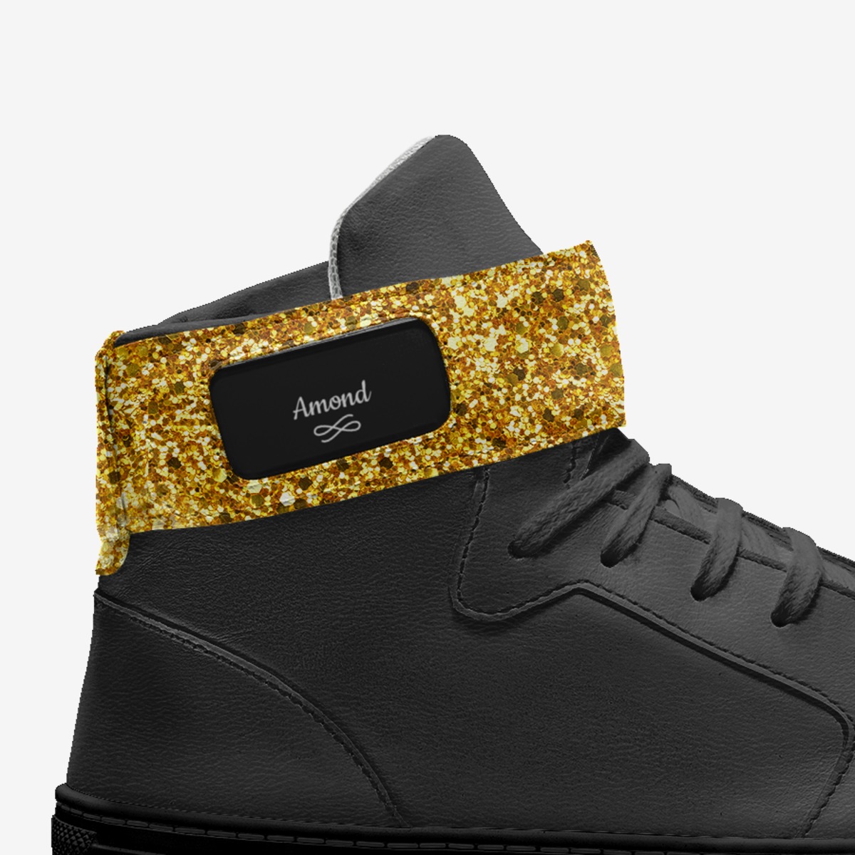 Amond custom made in Italy shoes by Sabrina Nesmith | Detail view