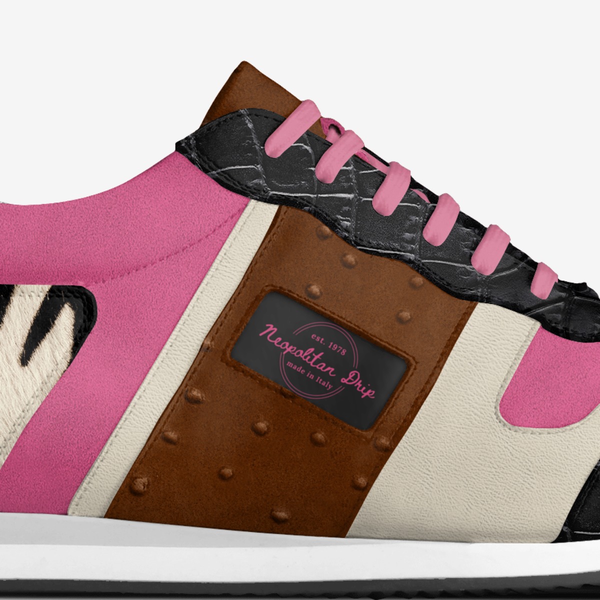 NeoDrip custom made in Italy shoes by Rickey Taylor | Detail view