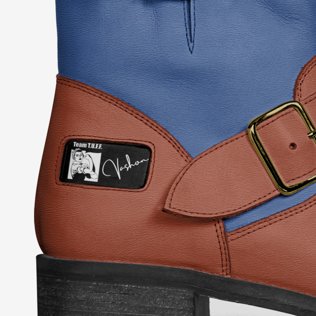 Tuff Momma custom made in Italy shoes by Vashon Borich-leach | Detail view