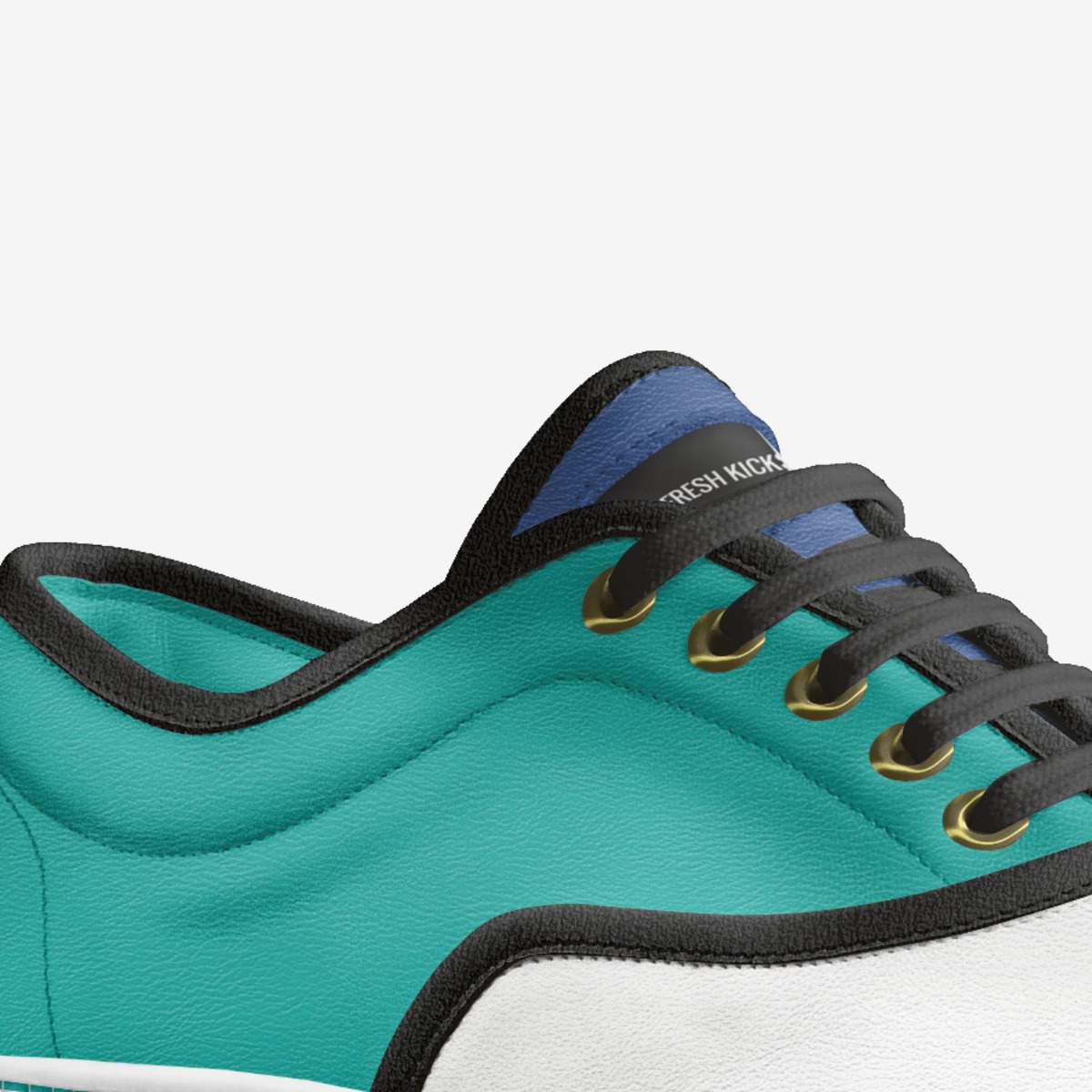 Fresh Kicks custom made in Italy shoes by Asia Peters Ms | Detail view