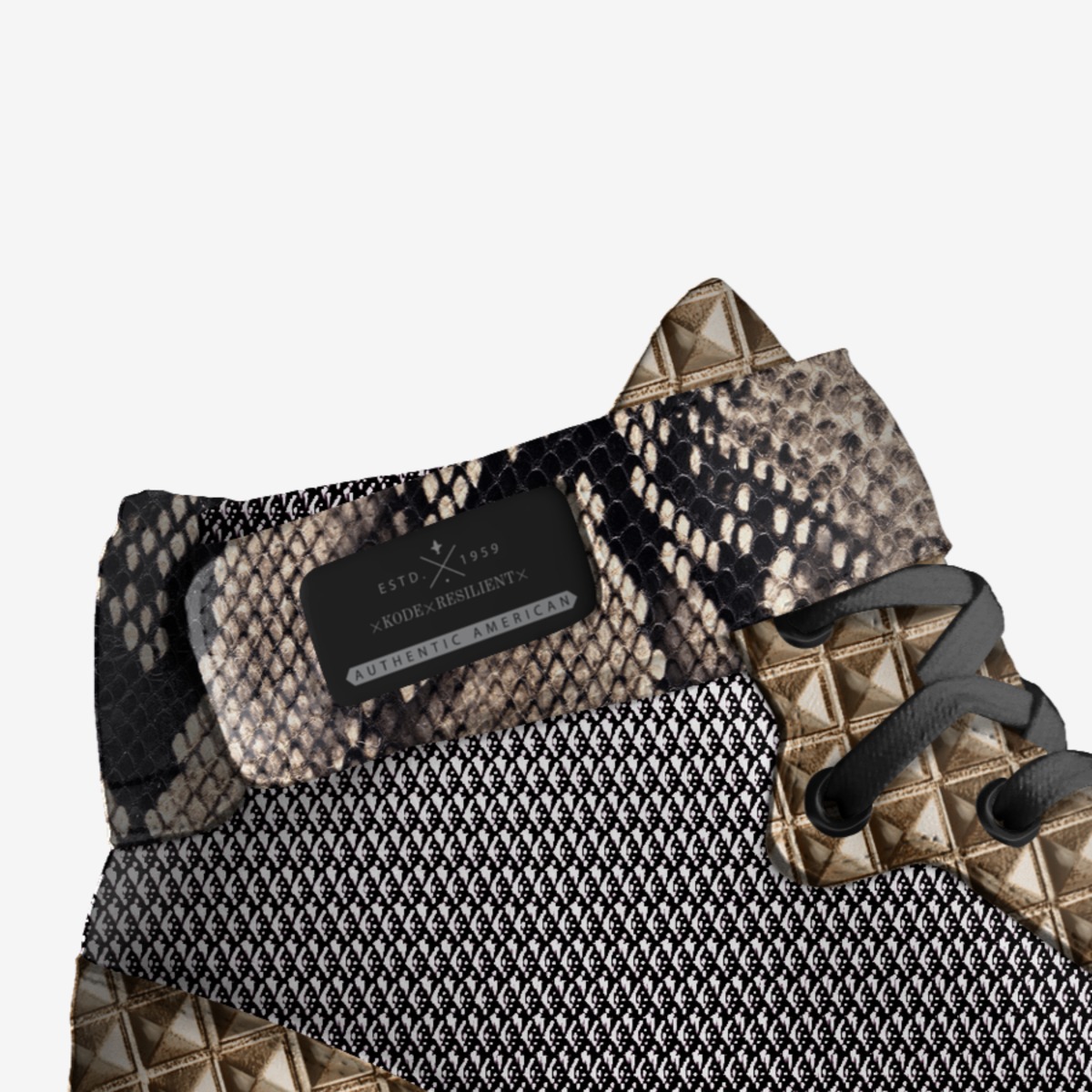 ×KODE×RESILIENT× custom made in Italy shoes by Parker Grey | Detail view