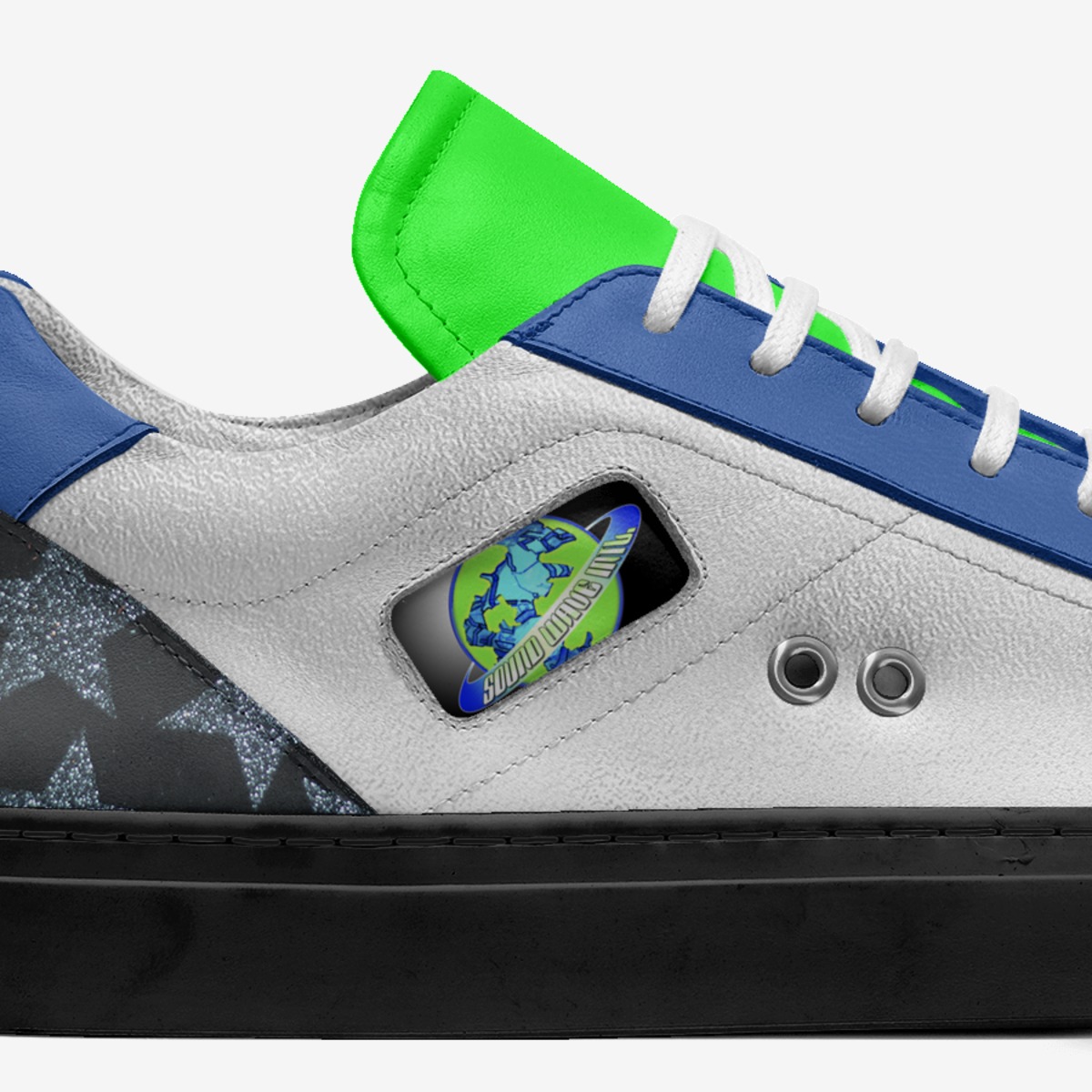Sound Wave custom made in Italy shoes by Soundwave Intl. | Detail view