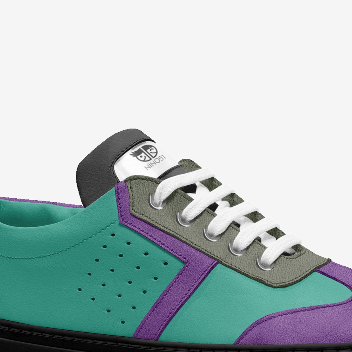 NINO51 custom made in Italy shoes by Desirea Roberts | Detail view