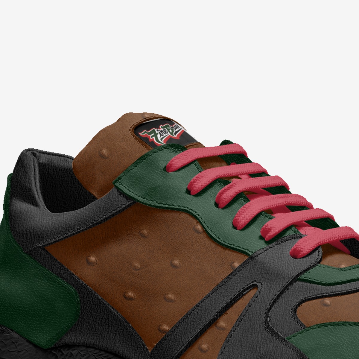 Chat Sauvage custom made in Italy shoes by Firebrand Footwear | Detail view