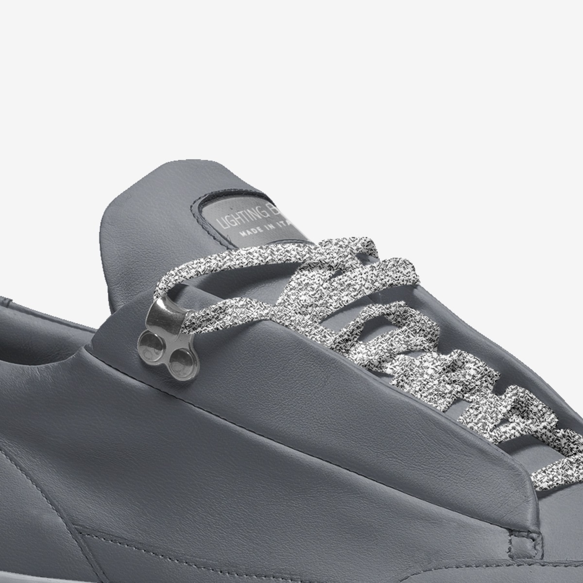 LIGHTING BOLT custom made in Italy shoes by Orlando Irving | Detail view