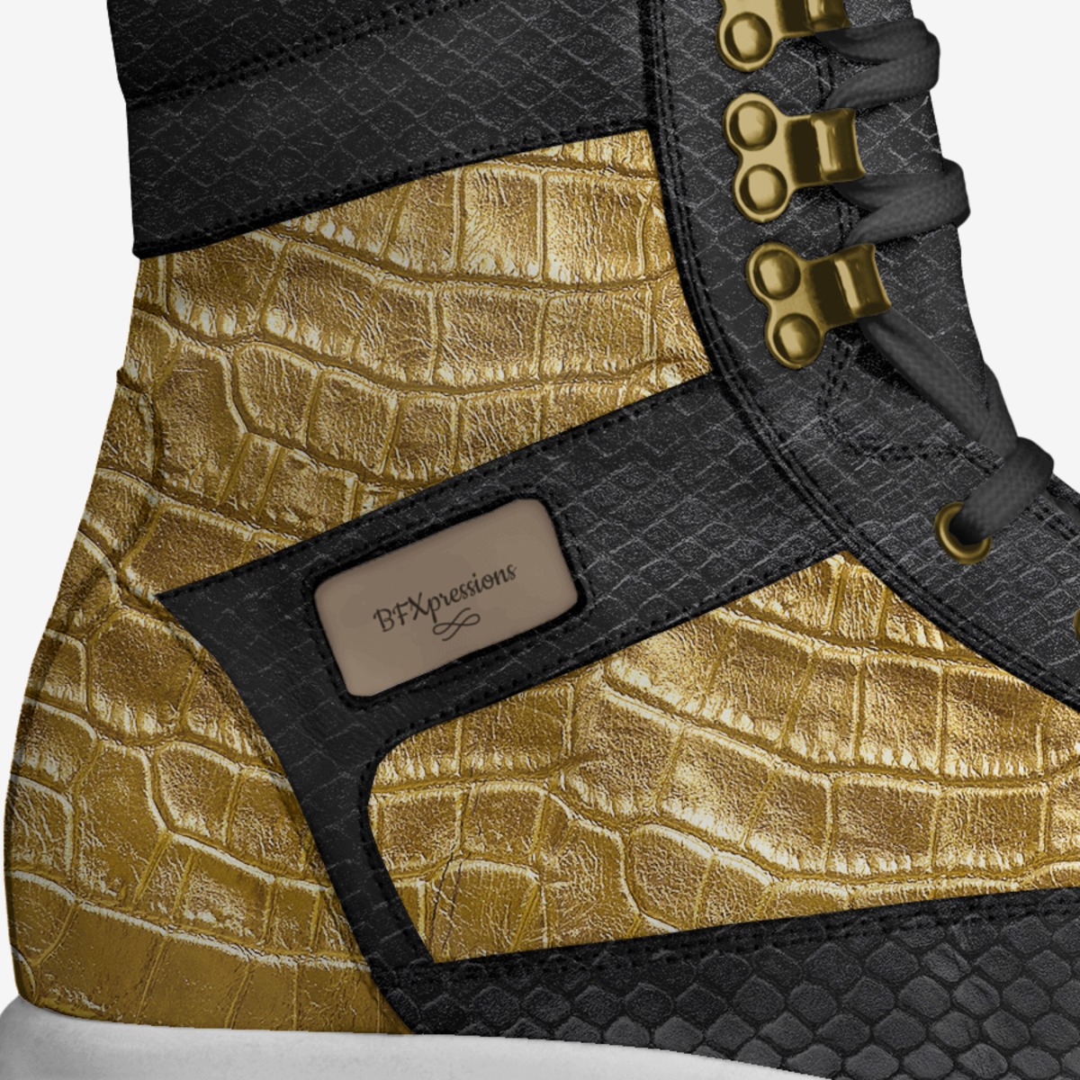yokes custom made in Italy shoes by Steve Adams | Detail view
