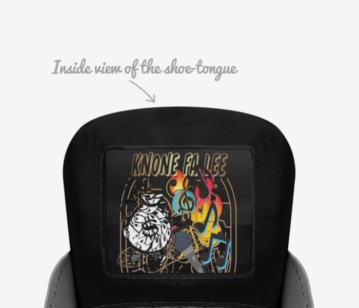 Knone fa lee custom made in Italy shoes by Knone Fa Lee | Tongue view