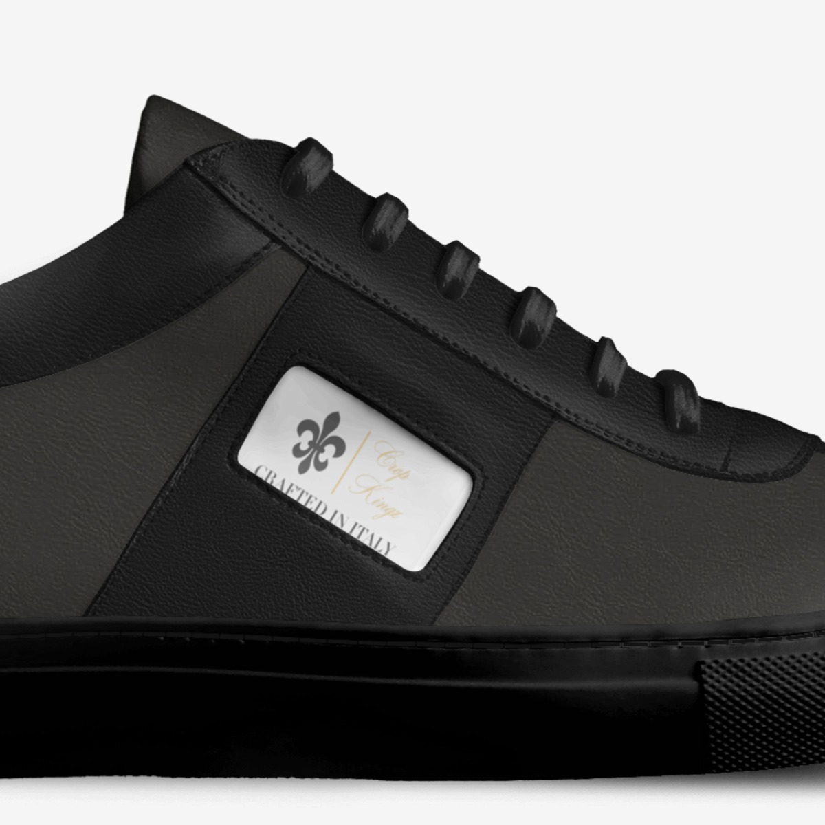 CROP KINGZ custom made in Italy shoes by Sean Burke | Detail view