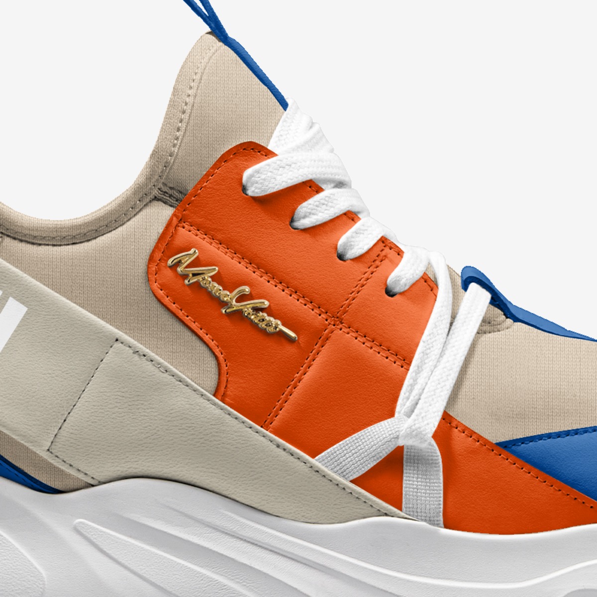 Victory 003 custom made in Italy shoes by Moneyatti Brand | Detail view