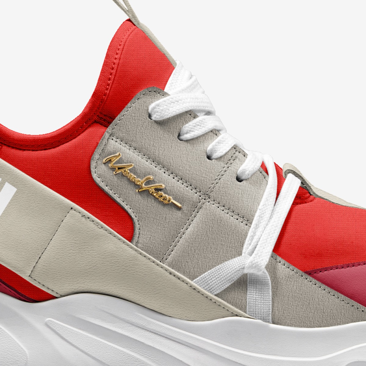 Victory 004 custom made in Italy shoes by Moneyatti Brand | Detail view