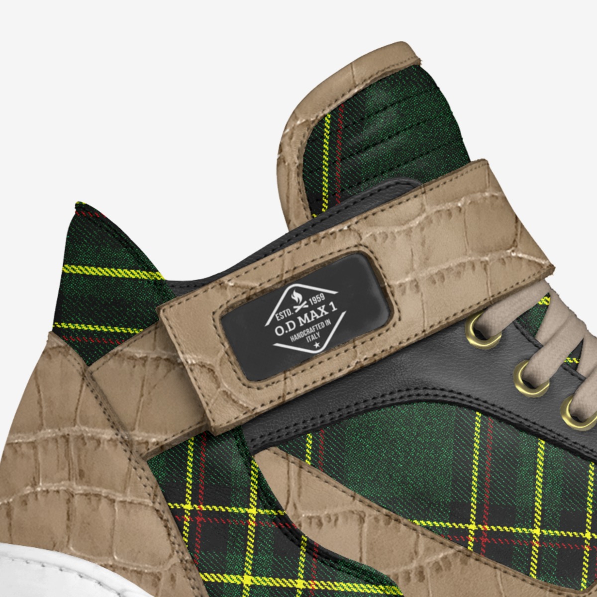 O.D MAX 1 custom made in Italy shoes by Krishawn Kemp | Detail view