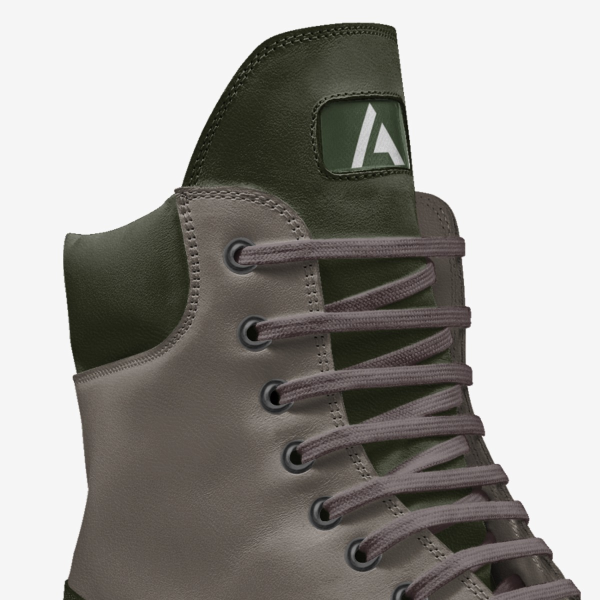 Terra Stride custom made in Italy shoes by Aaron Belyea | Detail view