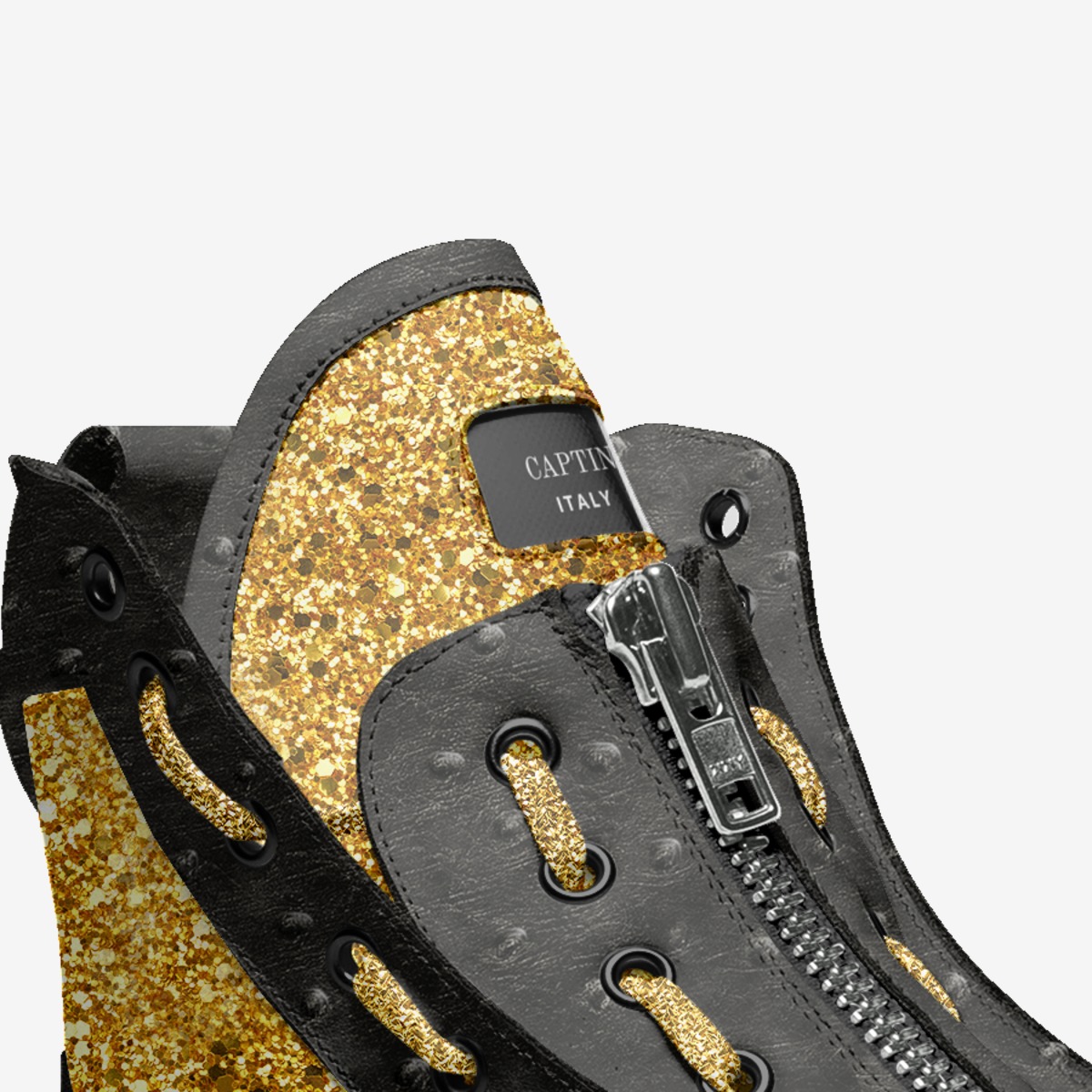 CAPTIN custom made in Italy shoes by Christopher Samuels | Detail view