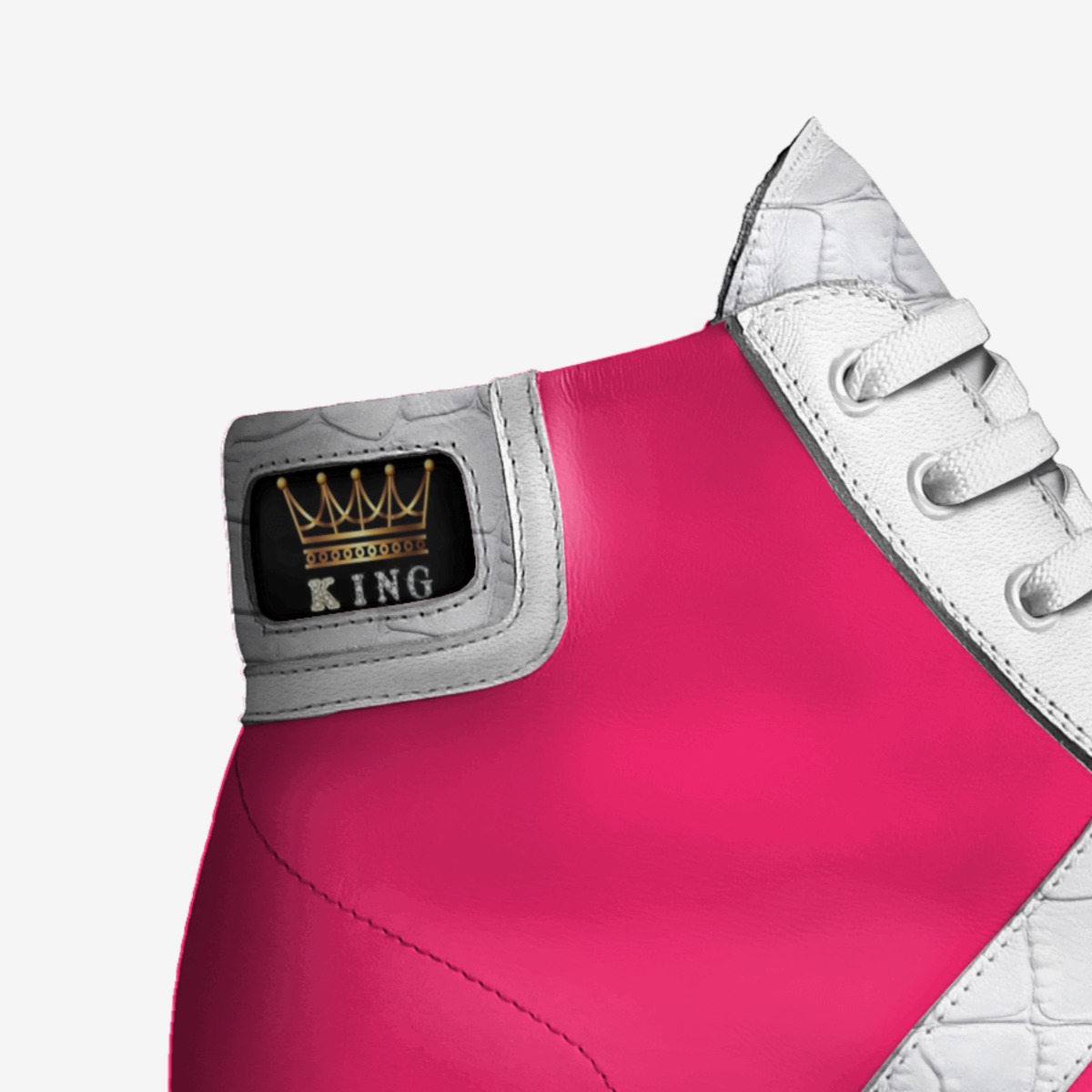 Babygurl custom made in Italy shoes by King Solomon | Detail view