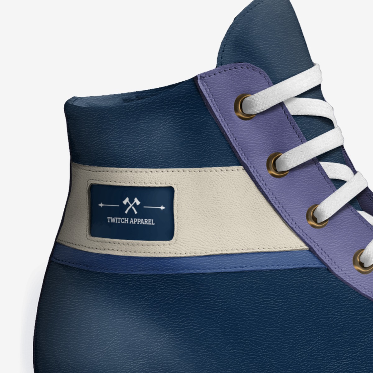 Twitch Apparel custom made in Italy shoes by Levi Daniels | Detail view