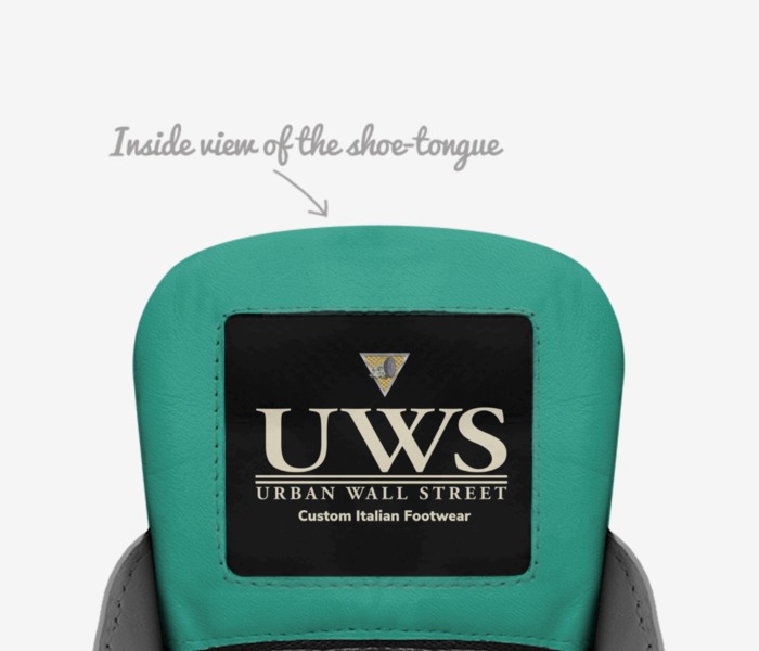 Manhattan Aves custom made in Italy shoes by Urbanwallstreet Earl | Tongue view