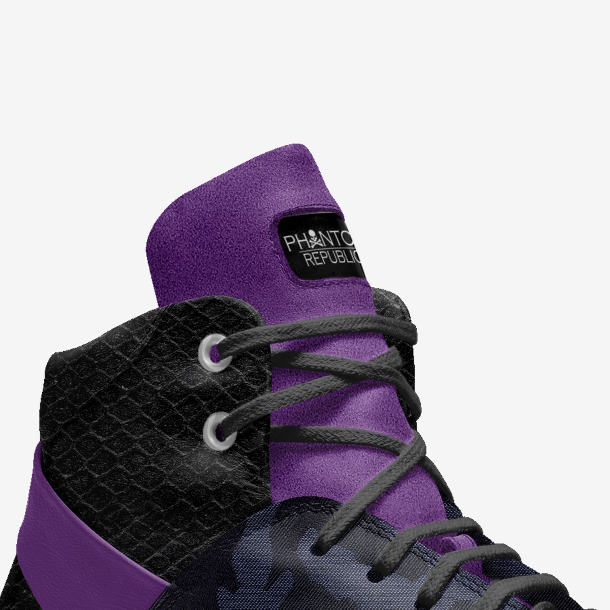 Phantom Republic custom made in Italy shoes by Ammar Elahi | Detail view