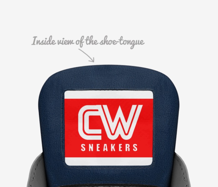 CW SEA SIDE custom made in Italy shoes by Terrence Ford | Tongue view