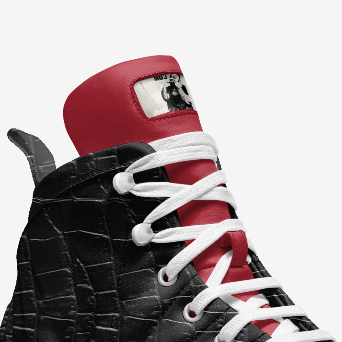 MO3 custom made in Italy shoes by Courtney Clark | Detail view