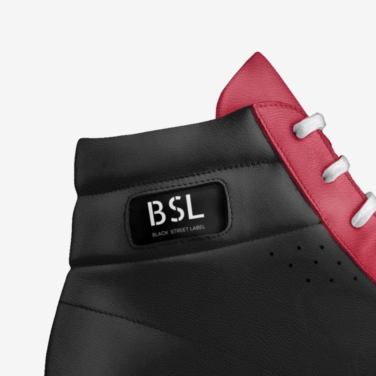 Avenue I custom made in Italy shoes by Black Street Label | Detail view