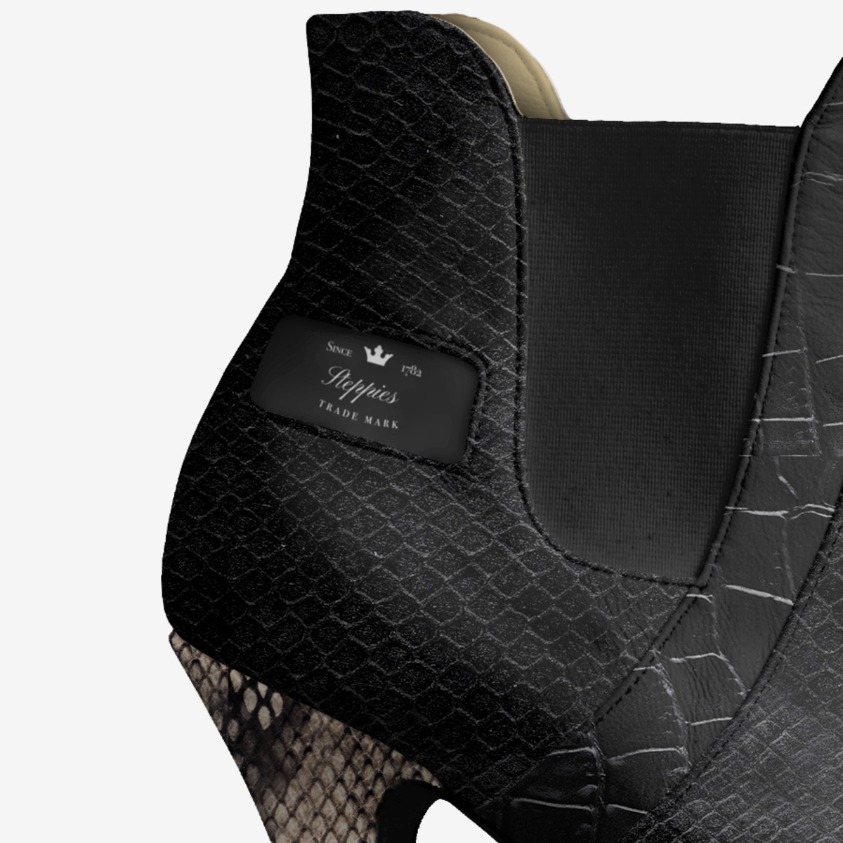 Steppies  custom made in Italy shoes by Davien Watson | Detail view