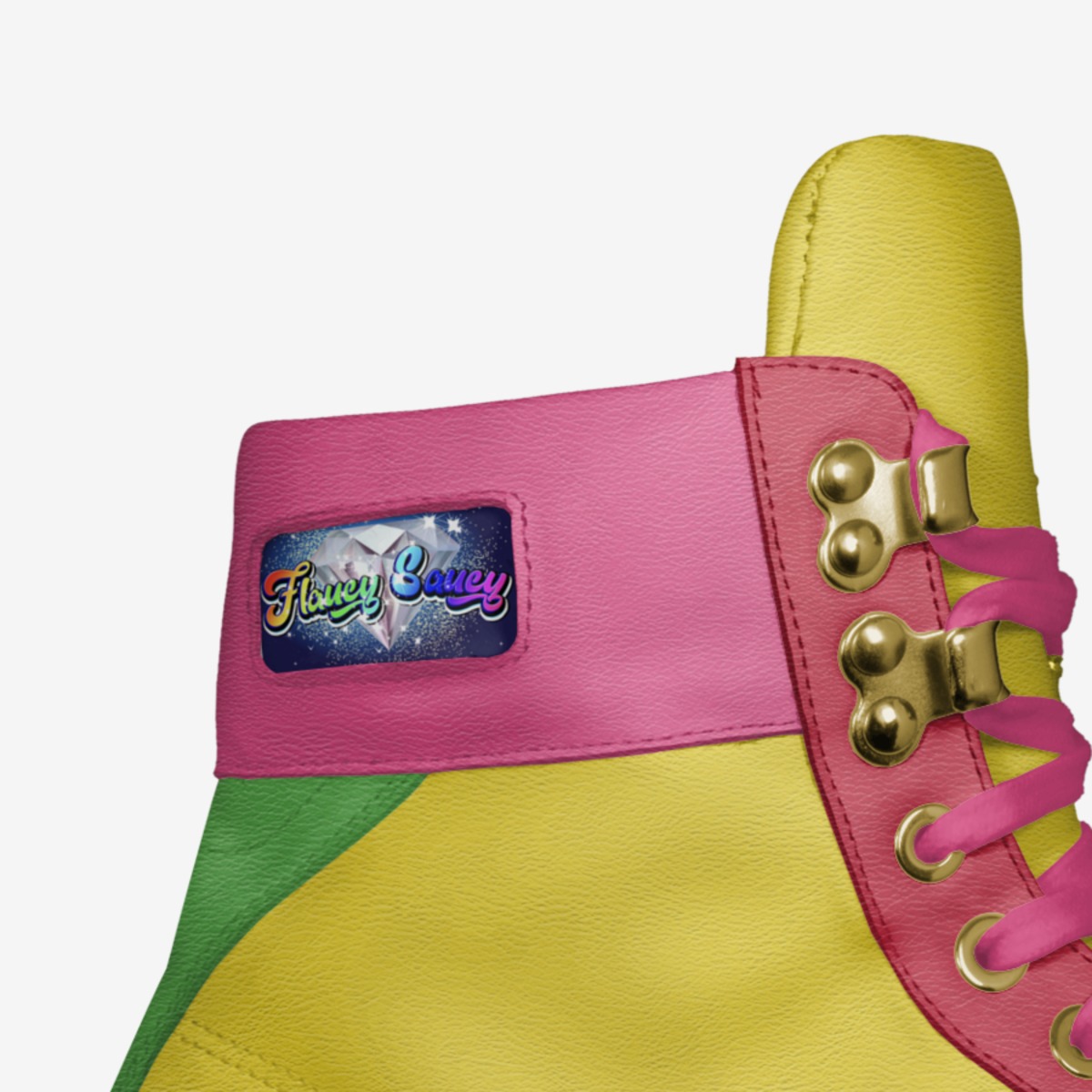 FLAUCY SAUCY custom made in Italy shoes by Ahshaki Gibson | Detail view