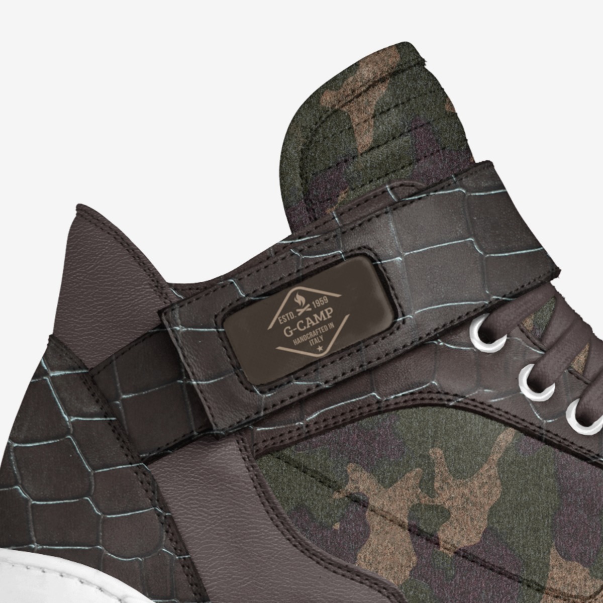 G-CAMP custom made in Italy shoes by Antonio Goodwin | Detail view