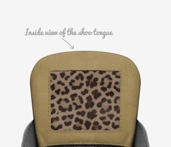 Luxury Taxes custom made in Italy shoes by The London Label | Tongue view