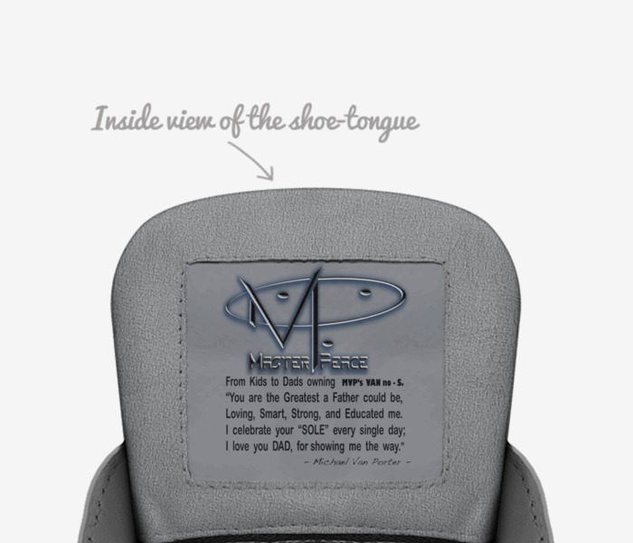 MVP's  VAN,  NO- S custom made in Italy shoes by Michael Porter | Tongue view