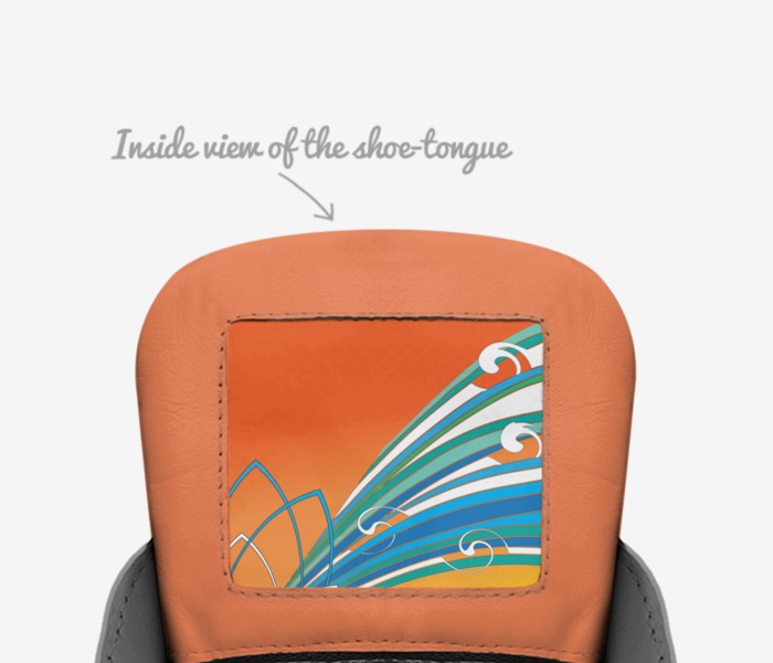 OLGA VIOTTI OV custom made in Italy shoes by Olga Viotti | Tongue view