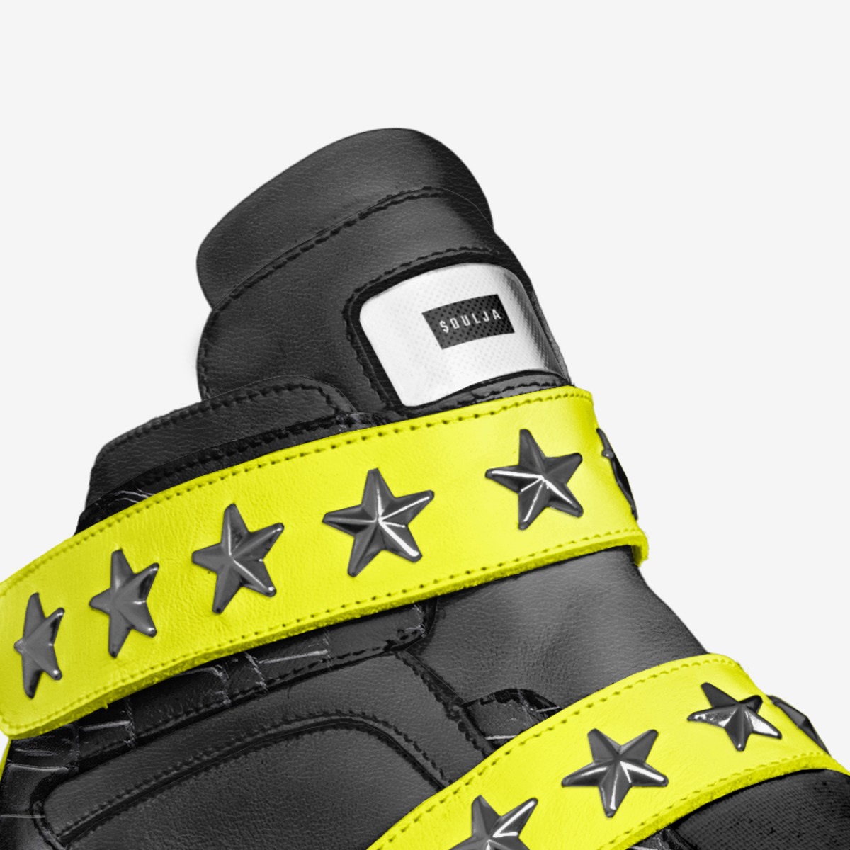 Soulja Stars custom made in Italy shoes by Deandre Way | Detail view