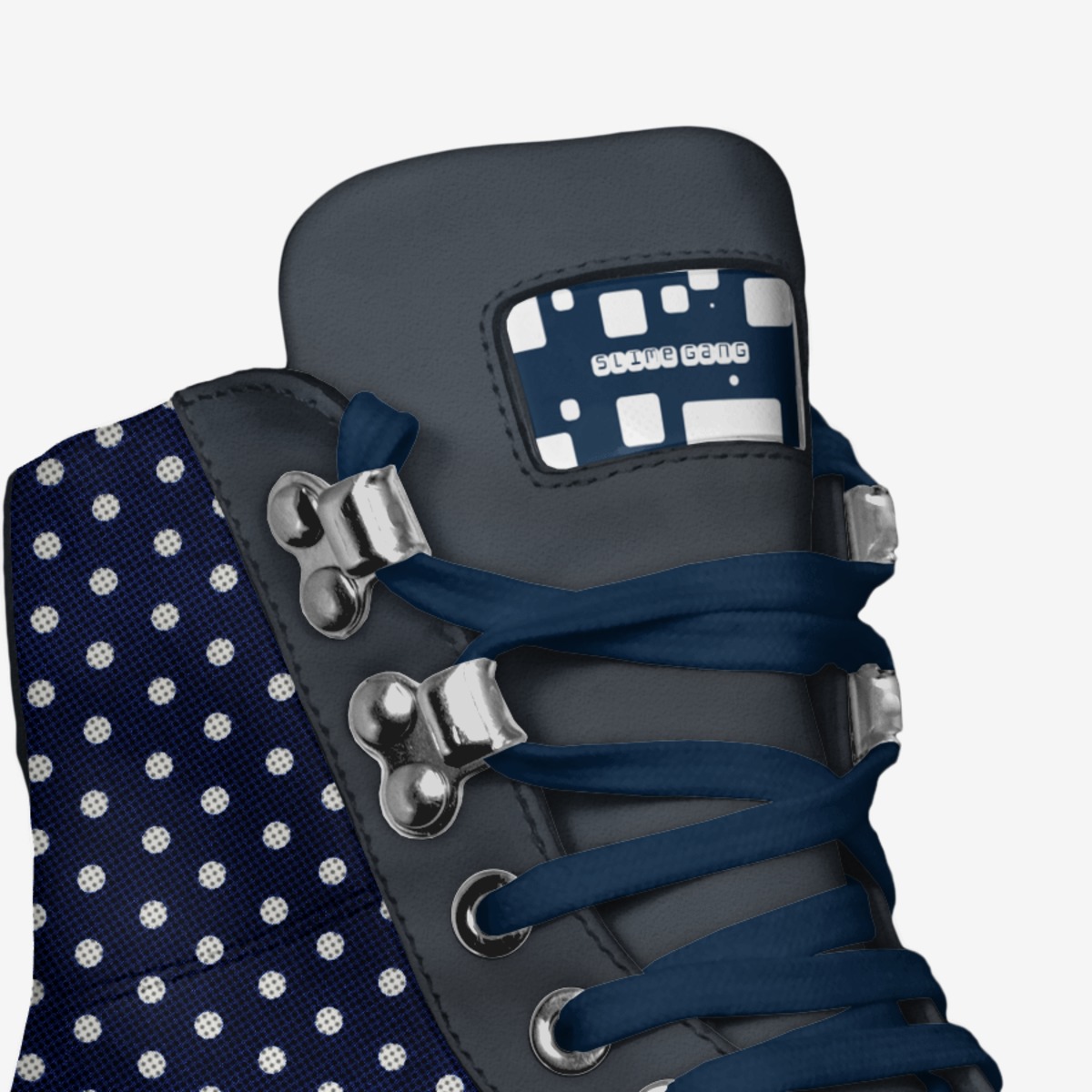 Slime Gang  custom made in Italy shoes by Donovan Newsome | Detail view