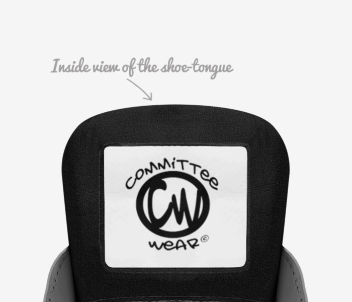 CW Backfire custom made in Italy shoes by Terrence Ford | Tongue view