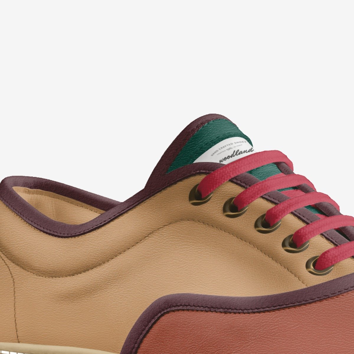 woodland custom made in Italy shoes by Ca Tarun Chandna | Detail view