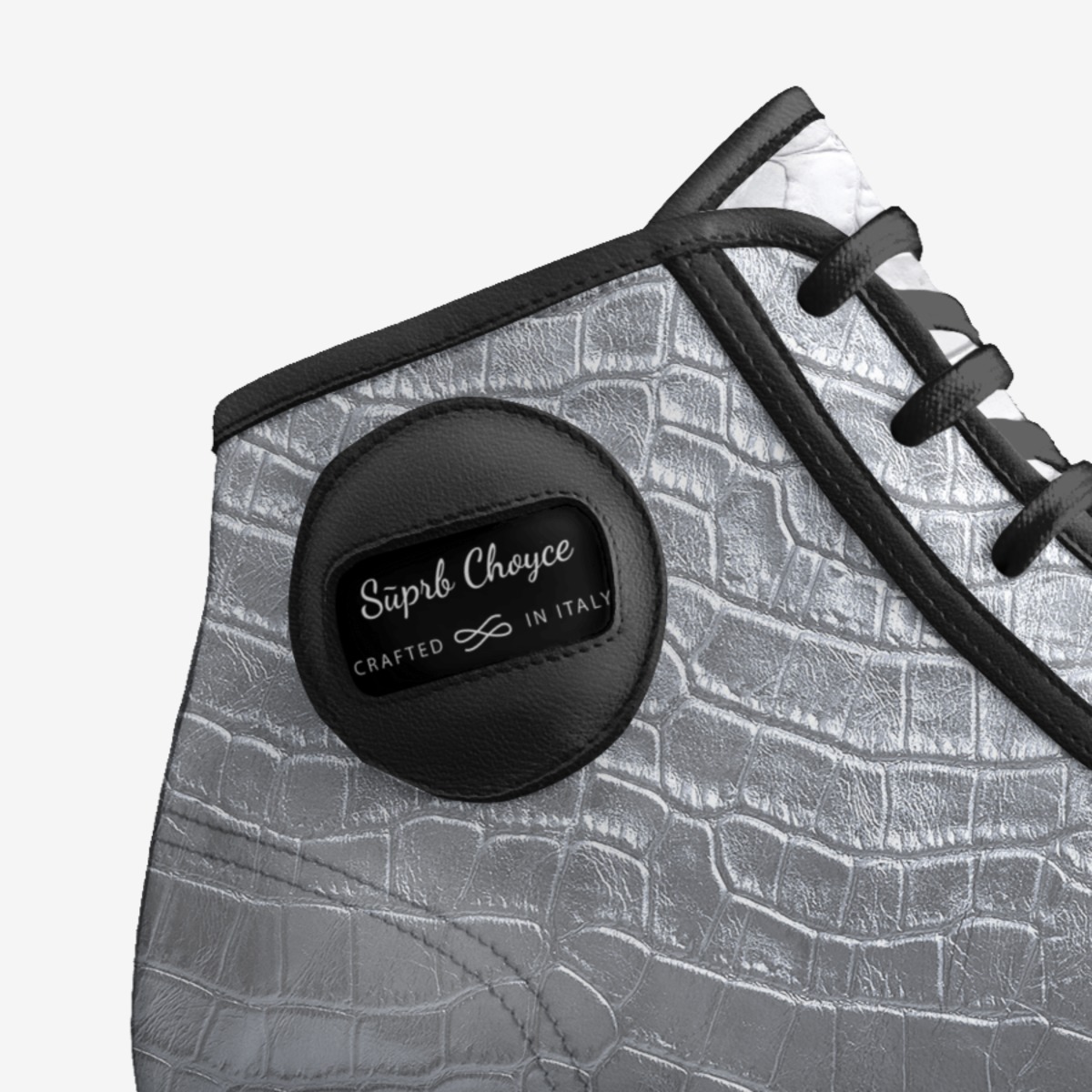 Sūprb Choyce  custom made in Italy shoes by Omari Choyce | Detail view