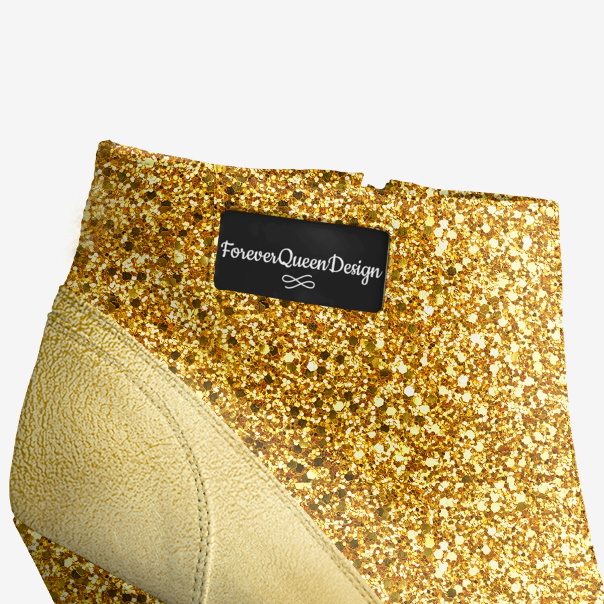 ForeverQueenDesign custom made in Italy shoes by Dr Lillian Carter Hendrix | Detail view