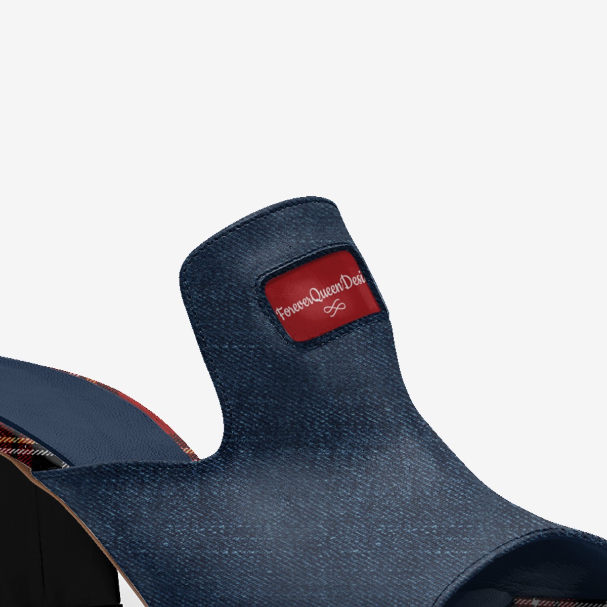 ForeverQueenDesign custom made in Italy shoes by Dr Lillian Carter Hendrix | Detail view