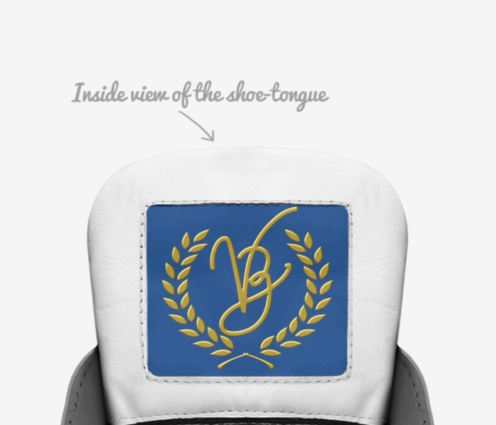 Vanzwá custom made in Italy shoes by Michael vanzandt | Tongue view