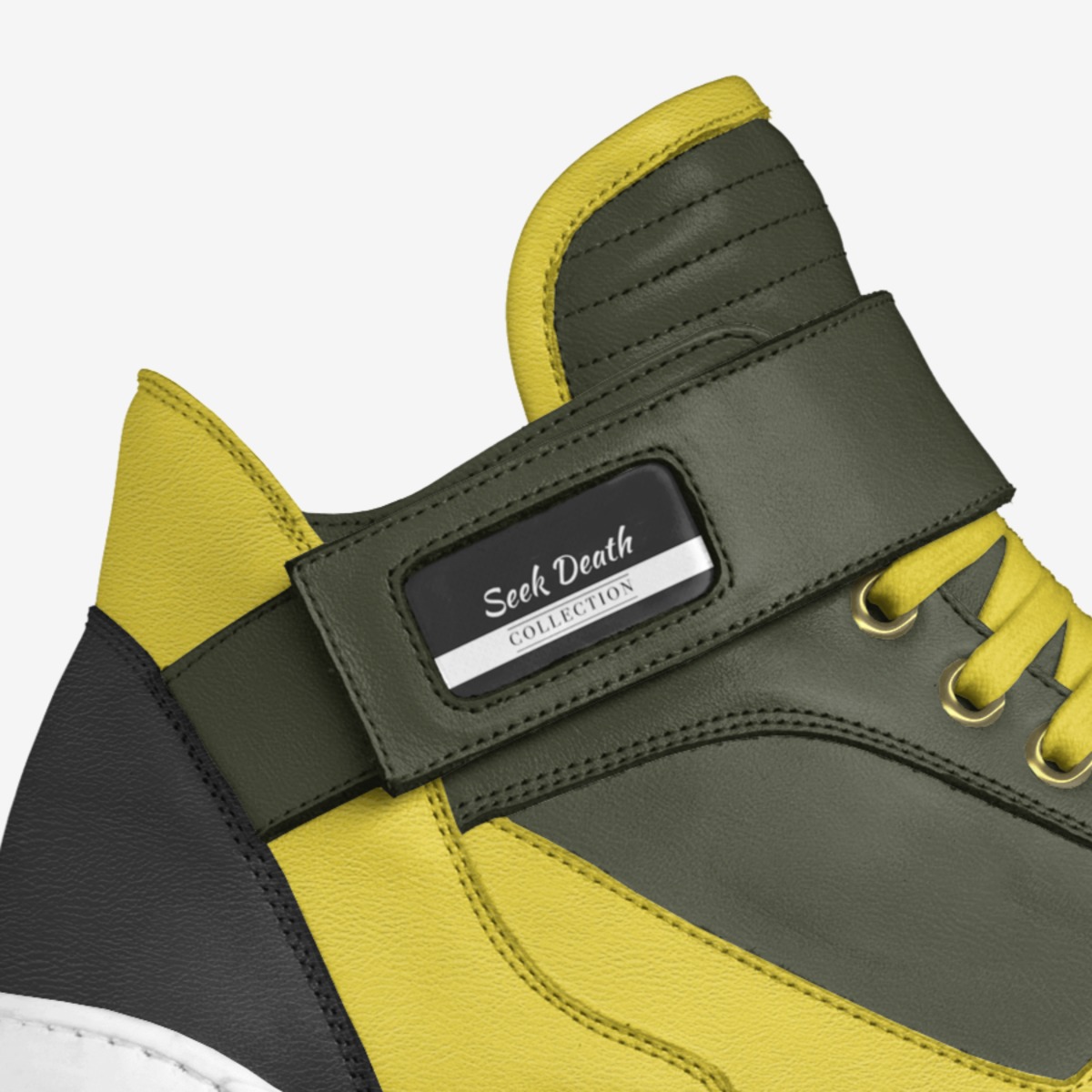 Seek Death custom made in Italy shoes by Mark Evans | Detail view