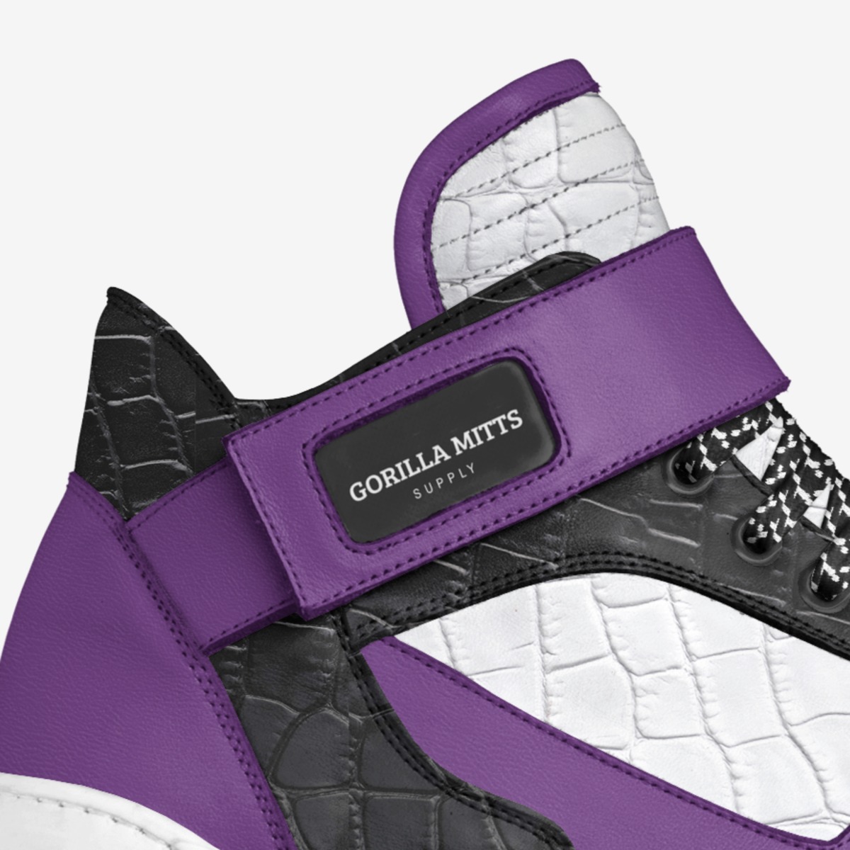 GORILLA MITTS custom made in Italy shoes by Jeff Waldon | Detail view