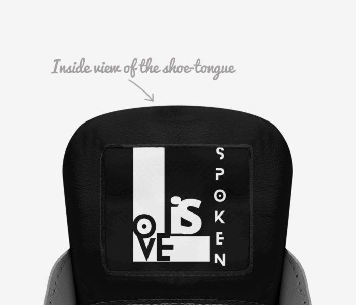 The Abolitionist custom made in Italy shoes by S.t.i.l. Bright | Tongue view