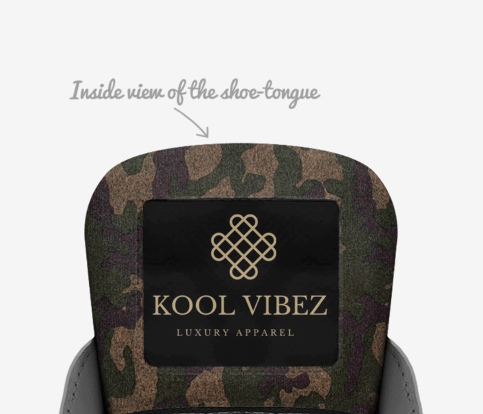 FUEGO  H2O custom made in Italy shoes by Brandon Cosme | Tongue view