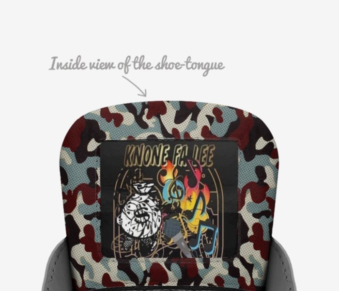 Knone fa lee  custom made in Italy shoes by Knone Fa Lee | Tongue view