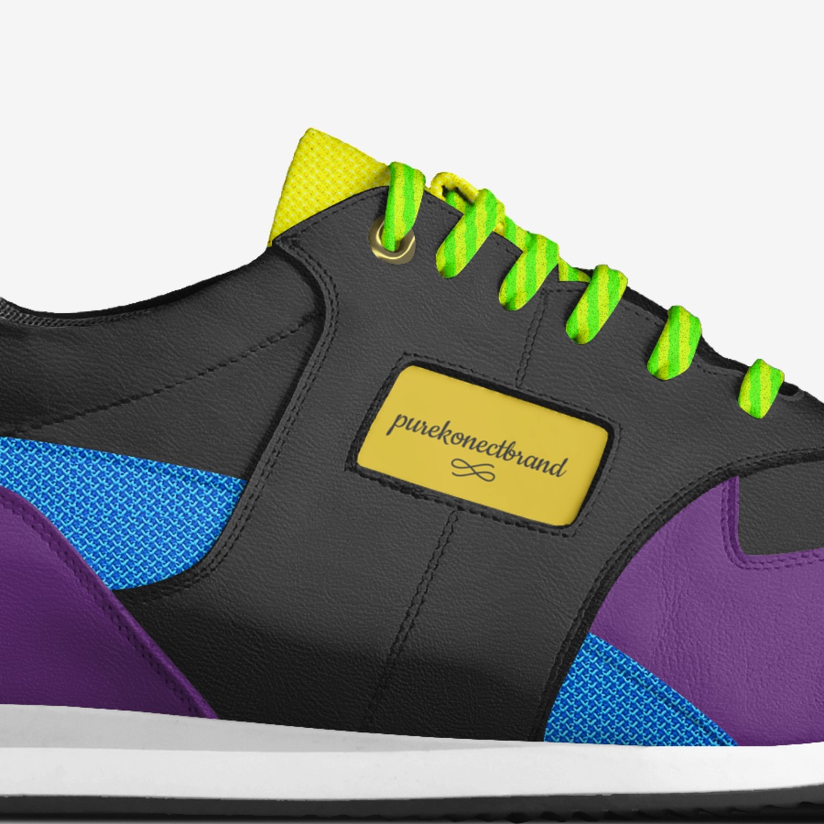 purekonectbrand  custom made in Italy shoes by Gershom Sikaala | Detail view