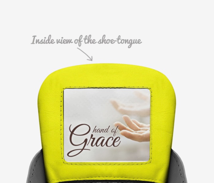 purekonectbrand  custom made in Italy shoes by Gershom Sikaala | Tongue view