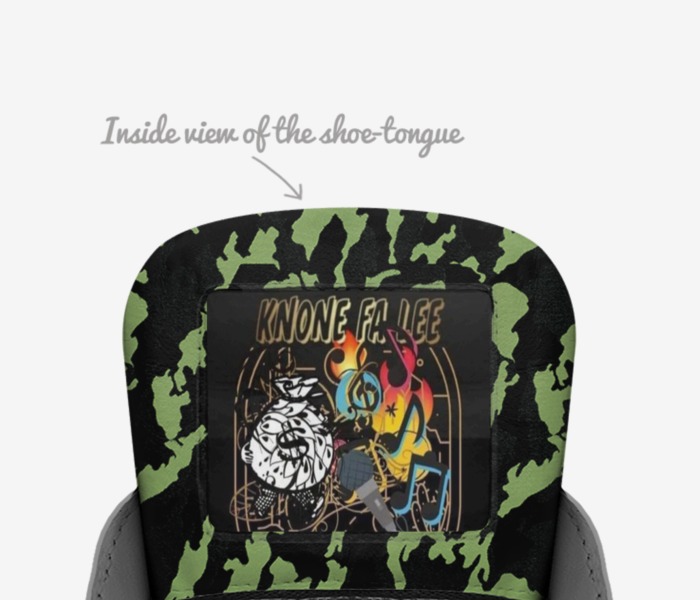 Knone fa lee  custom made in Italy shoes by Knone Fa Lee | Tongue view