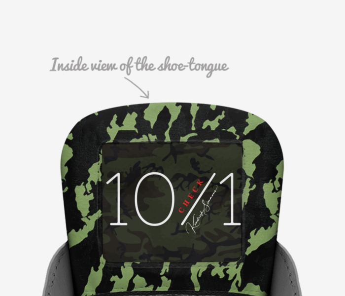 CHECK  10/1  custom made in Italy shoes by Kendrick Simmons | Tongue view
