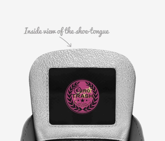 EUROTRASH III custom made in Italy shoes by Kevin Marron | Tongue view