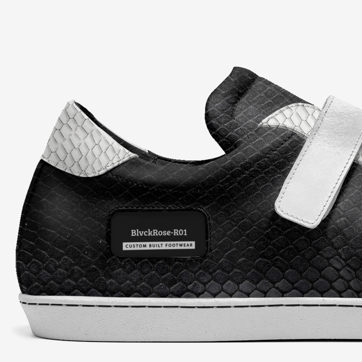 BlvckRose-R01 custom made in Italy shoes by Robert Bailey | Detail view