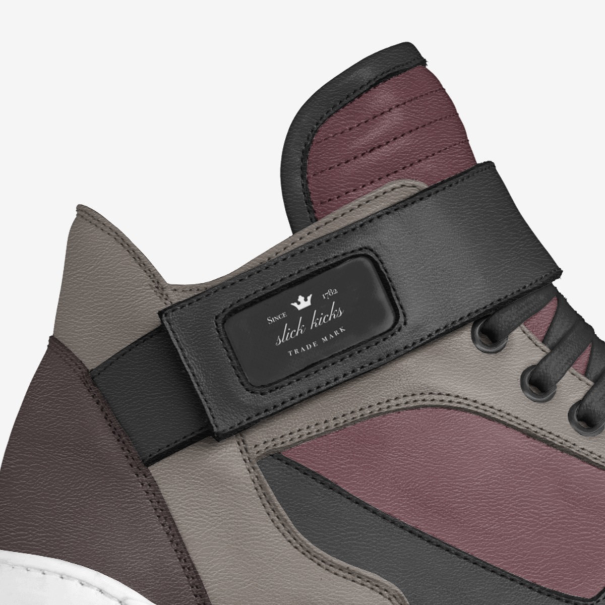 slick kicks custom made in Italy shoes by Brian Micheal Nugent | Detail view